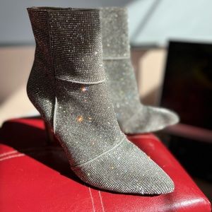 Steve Madden rhinestone booties